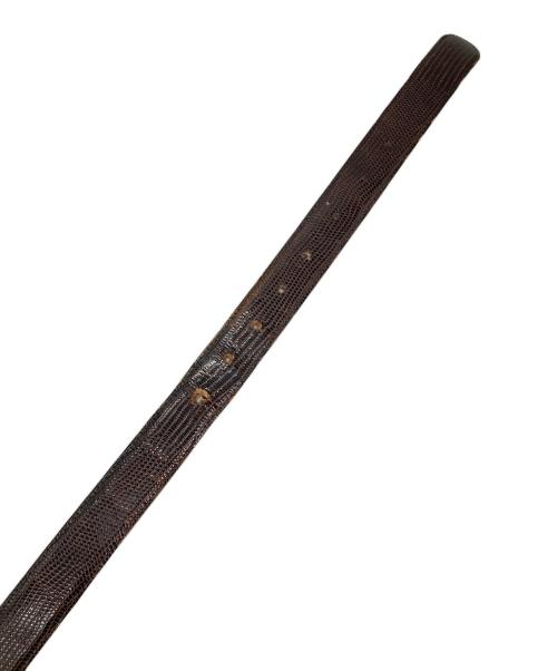 CHANEL（シャネル）CHANEL (シャネル) レザーベルト ブラウンの古着・服飾アイテム