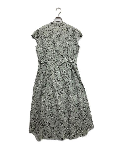 La TOTALITE（ラ ト―タリテ）La TOTALITE (ラ ト―タリテ) サイドタックスキッパーワンピース グリーン サイズ:38の古着・服飾アイテム