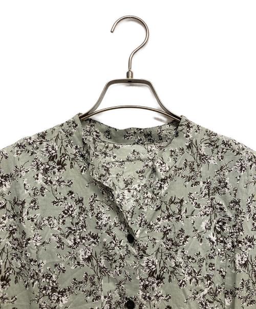 La TOTALITE（ラ ト―タリテ）La TOTALITE (ラ ト―タリテ) サイドタックスキッパーワンピース グリーン サイズ:38の古着・服飾アイテム