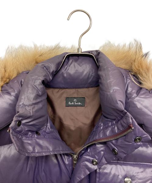 PS Paul Smith（ＰＳポールスミス）PS Paul Smith (ＰＳポールスミス) ダウンジャケット パープル サイズ:Mの古着・服飾アイテム