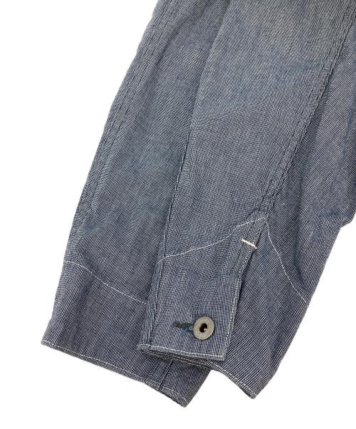 POST O'ALLS（ポストオーバーオールズ）POST O'ALLS (ポストオーバーオールズ) ノーカラージャケット インディゴ サイズ:Sの古着・服飾アイテム