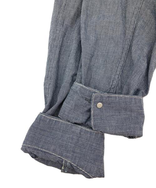 POST O'ALLS（ポストオーバーオールズ）POST O'ALLS (ポストオーバーオールズ) ノーカラージャケット インディゴ サイズ:Sの古着・服飾アイテム