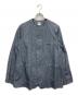 POST O'ALLS（ポストオーバーオールズ）の古着「ノーカラージャケット」｜インディゴ