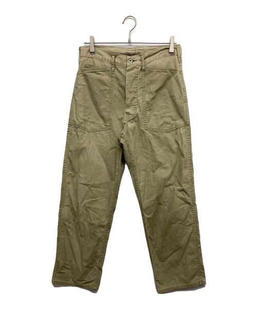 POST O'ALLS（ポストオーバーオールズ）POST O'ALLS (ポストオーバーオールズ) アーミーヴィンテージサテンパンツ ベージュ サイズ:無の古着・服飾アイテム