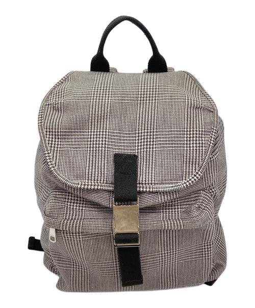 A.P.C.（アーペーセー）A.P.C. (アーペーセー) チェック柄バックパック グレーの古着・服飾アイテム