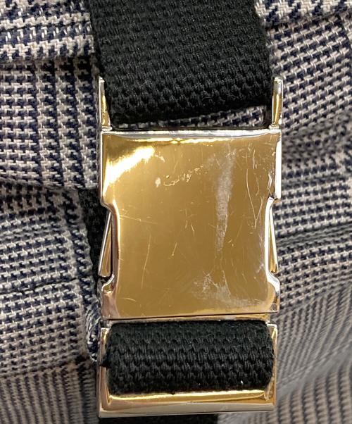 A.P.C.（アーペーセー）A.P.C. (アーペーセー) チェック柄バックパック グレーの古着・服飾アイテム