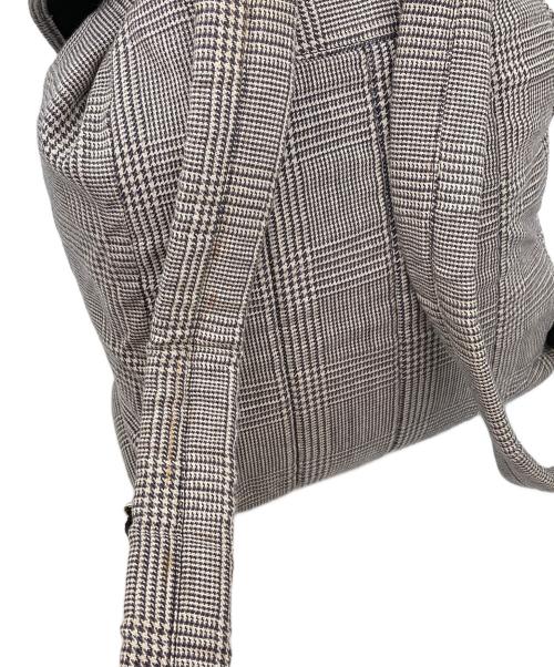 A.P.C.（アーペーセー）A.P.C. (アーペーセー) チェック柄バックパック グレーの古着・服飾アイテム