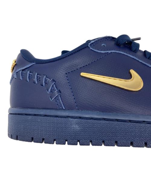 NIKE（ナイキ）NIKE (ナイキ) ウィメンズ エアジョーダン 1 ロー ネイビー サイズ:24.5の古着・服飾アイテム