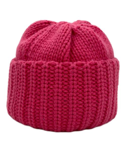 Saint Laurent Paris（サンローランパリ）Saint Laurent Paris (サンローランパリ) カシミヤ ニットキャップ ピンク サイズ:M 57の古着・服飾アイテム