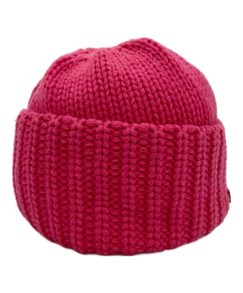 Saint Laurent Paris（サンローランパリ）Saint Laurent Paris (サンローランパリ) カシミヤ ニットキャップ ピンク サイズ:M 57の古着・服飾アイテム