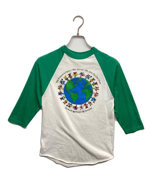 augusta（オーガスタ）AUGUSTA (オーガスタ) 90's Grateful Dead Tシャツ ホワイト×グリーン サイズ:Sの古着・服飾アイテム