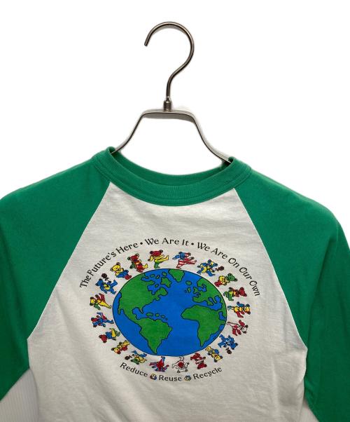 augusta（オーガスタ）AUGUSTA (オーガスタ) 90's Grateful Dead Tシャツ ホワイト×グリーン サイズ:Sの古着・服飾アイテム