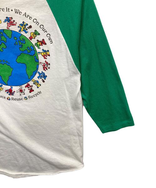 augusta（オーガスタ）AUGUSTA (オーガスタ) 90's Grateful Dead Tシャツ ホワイト×グリーン サイズ:Sの古着・服飾アイテム