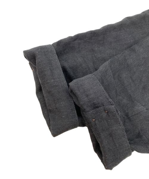 08MAB（ゼロハチマブ）08MAB (ゼロハチマブ) 9番手リネン多釦裏地付きジャケット ブラック サイズ:Fの古着・服飾アイテム