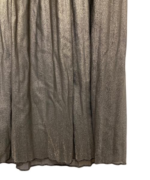 feerique（フィーリック）feerique (フィーリック) ブライトトリコットプリーツスカート ブラウン サイズ:2の古着・服飾アイテム