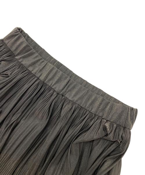 feerique（フィーリック）feerique (フィーリック) ブライトトリコットプリーツスカート ブラウン サイズ:2の古着・服飾アイテム