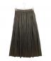 feerique（フィーリック）の古着「ブライトトリコットプリーツスカート」｜ブラウン