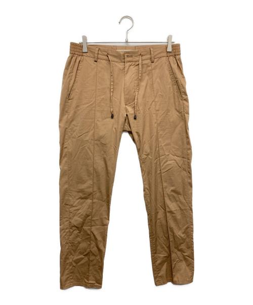 giab's ARCHIVIO（ジャブス アルキヴィオ）giab's ARCHIVIO (ジャブス アルキヴィオ) センタープレスパンツ ベージュ サイズ:48の古着・服飾アイテム