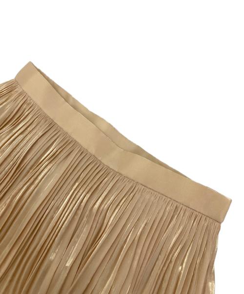 SACRA（サクラ）SACRA (サクラ) AIRY CRYSTAL SKIRT ベージュ サイズ:２の古着・服飾アイテム