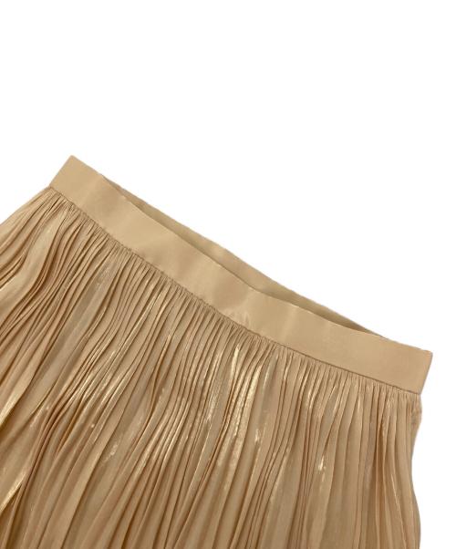 SACRA（サクラ）SACRA (サクラ) AIRY CRYSTAL SKIRT ベージュ サイズ:２の古着・服飾アイテム