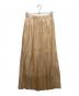 SACRA (サクラ) AIRY CRYSTAL SKIRT ベージュ サイズ:２：5000円