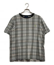 BURBERRY BLUE LABEL（バーバリー ブルー レーベル）の古着「チェックカットソー」｜グレー