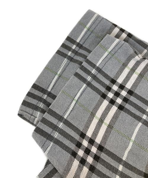 BURBERRY BLUE LABEL（バーバリー ブルー レーベル）BURBERRY BLUE LABEL (バーバリー ブルー レーベル) チェックカットソー グレー サイズ:Mの古着・服飾アイテム