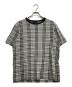 BURBERRY BLUE LABEL（バーバリー ブルー レーベル）の古着「チェックカットソー」｜グレー