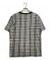 BURBERRY BLUE LABEL (バーバリー ブルー レーベル) チェックカットソー グレー サイズ:M：5000円