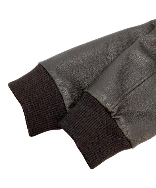 LORO PIANA（ロロピアーナ）LORO PIANA (ロロピアーナ) レザージャケット ブラウン サイズ:Sの古着・服飾アイテム