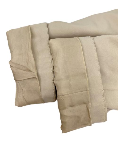 Rene（ルネ）Rene (ルネ) ショールカラー中綿コート ベージュ サイズ:38の古着・服飾アイテム