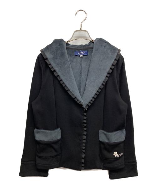 M'S GRACY（エムズグレイシー）M'S GRACY (エムズグレイシー) ボンバーヒートハーフ ジャケット ブラック サイズ:42の古着・服飾アイテム