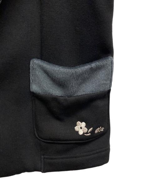 M'S GRACY（エムズグレイシー）M'S GRACY (エムズグレイシー) ボンバーヒートハーフ ジャケット ブラック サイズ:42の古着・服飾アイテム