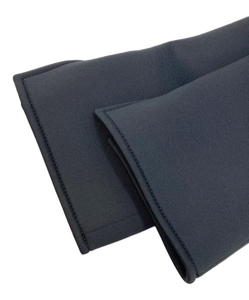 M'S GRACY（エムズグレイシー）M'S GRACY (エムズグレイシー) ダンボールストレッチノーカラーコート ブラック サイズ:40の古着・服飾アイテム