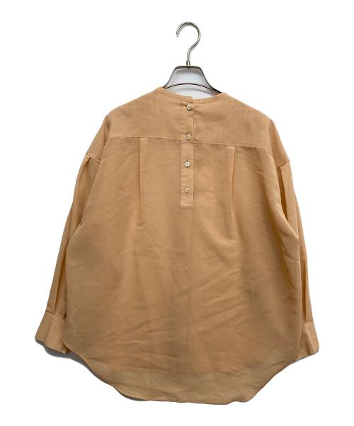 journal standard L'essage（ジャーナルスタンダード レサージュ）journal standard L'essage (ジャーナルスタンダード レサージュ) シアーブラウス ベージュ サイズ:FREEの古着・服飾アイテム