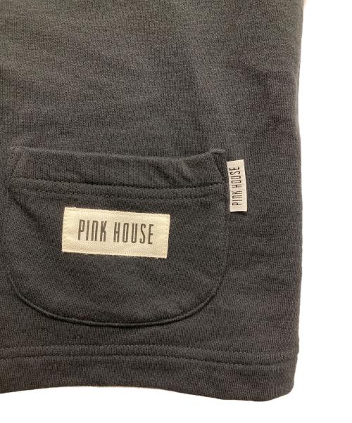 PINK HOUSE（ピンクハウス）PINK HOUSE (ピンクハウス) たんぽぽ刺繍 スナップカーディガン ブラック サイズ:3の古着・服飾アイテム