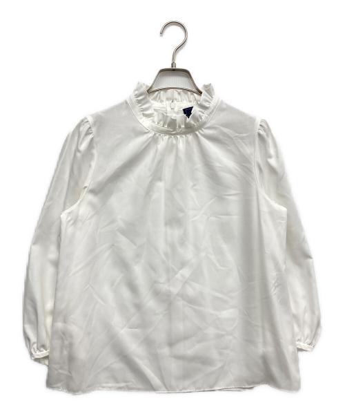 M'S GRACY（エムズグレイシー）M'S GRACY (エムズグレイシー) スタンドカラーブラウス ホワイト サイズ:40の古着・服飾アイテム