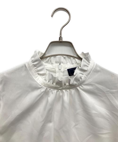 M'S GRACY（エムズグレイシー）M'S GRACY (エムズグレイシー) スタンドカラーブラウス ホワイト サイズ:40の古着・服飾アイテム