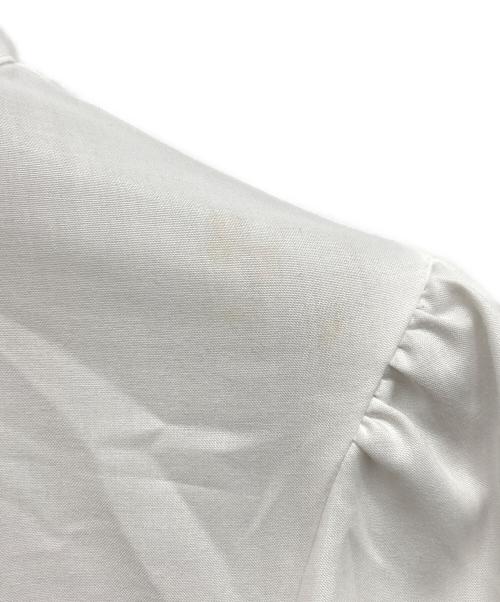 M'S GRACY（エムズグレイシー）M'S GRACY (エムズグレイシー) スタンドカラーブラウス ホワイト サイズ:40の古着・服飾アイテム