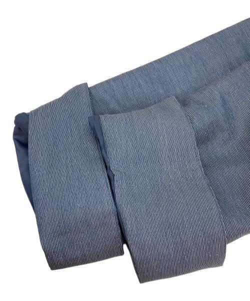 M'S GRACY（エムズグレイシー）M'S GRACY (エムズグレイシー) カメリアジップ フラワーモチーフ ジャガードコート ブルー サイズ:40の古着・服飾アイテム