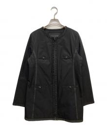 TO BE CHIC（トゥービーシック）の古着「中綿Wジップビジューコート」｜ブラック