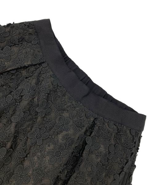 TO BE CHIC（トゥービーシック）TO BE CHIC (トゥービーシック) レーススカート ブラック サイズ:42 未使用品の古着・服飾アイテム