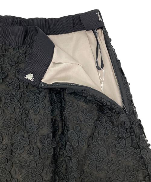 TO BE CHIC（トゥービーシック）TO BE CHIC (トゥービーシック) レーススカート ブラック サイズ:42 未使用品の古着・服飾アイテム