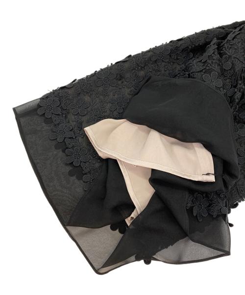 TO BE CHIC（トゥービーシック）TO BE CHIC (トゥービーシック) レーススカート ブラック サイズ:42 未使用品の古着・服飾アイテム