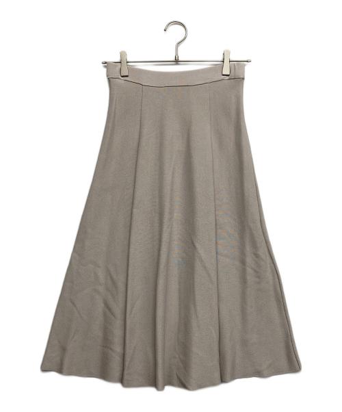 TO BE CHIC（トゥービーシック）TO BE CHIC (トゥービーシック) ニットスカート ベージュ サイズ:40 未使用品の古着・服飾アイテム
