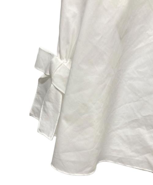 M'S GRACY（エムズグレイシー）M'S GRACY (エムズグレイシー) スタンドカラーブラウス ホワイト サイズ:40の古着・服飾アイテム