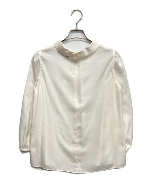 M'S GRACY（エムズグレイシー）M'S GRACY (エムズグレイシー) 長袖ブラウス ホワイト サイズ:40の古着・服飾アイテム