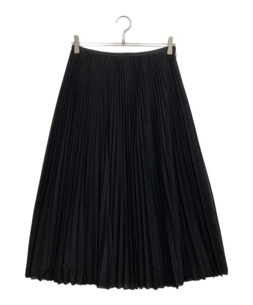 TO BE CHIC（トゥービーシック）TO BE CHIC (トゥービーシック) プリーツスカート ブラック サイズ:42の古着・服飾アイテム