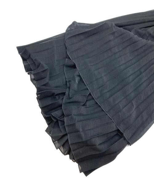 TO BE CHIC（トゥービーシック）TO BE CHIC (トゥービーシック) プリーツスカート ブラック サイズ:42の古着・服飾アイテム