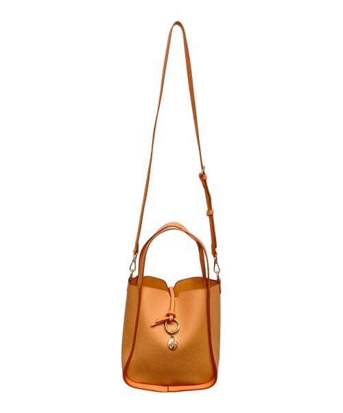 M'S GRACY（エムズグレイシー）M'S GRACY (エムズグレイシー) 2WAYバッグ オレンジの古着・服飾アイテム